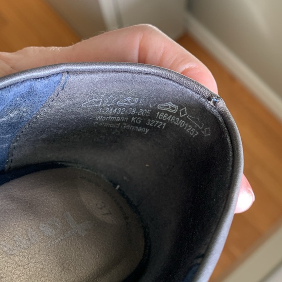 TAMARIS Loafers 2 in Heel Navy Blue Size 37 (6.5/7) - Picture 11 of 13